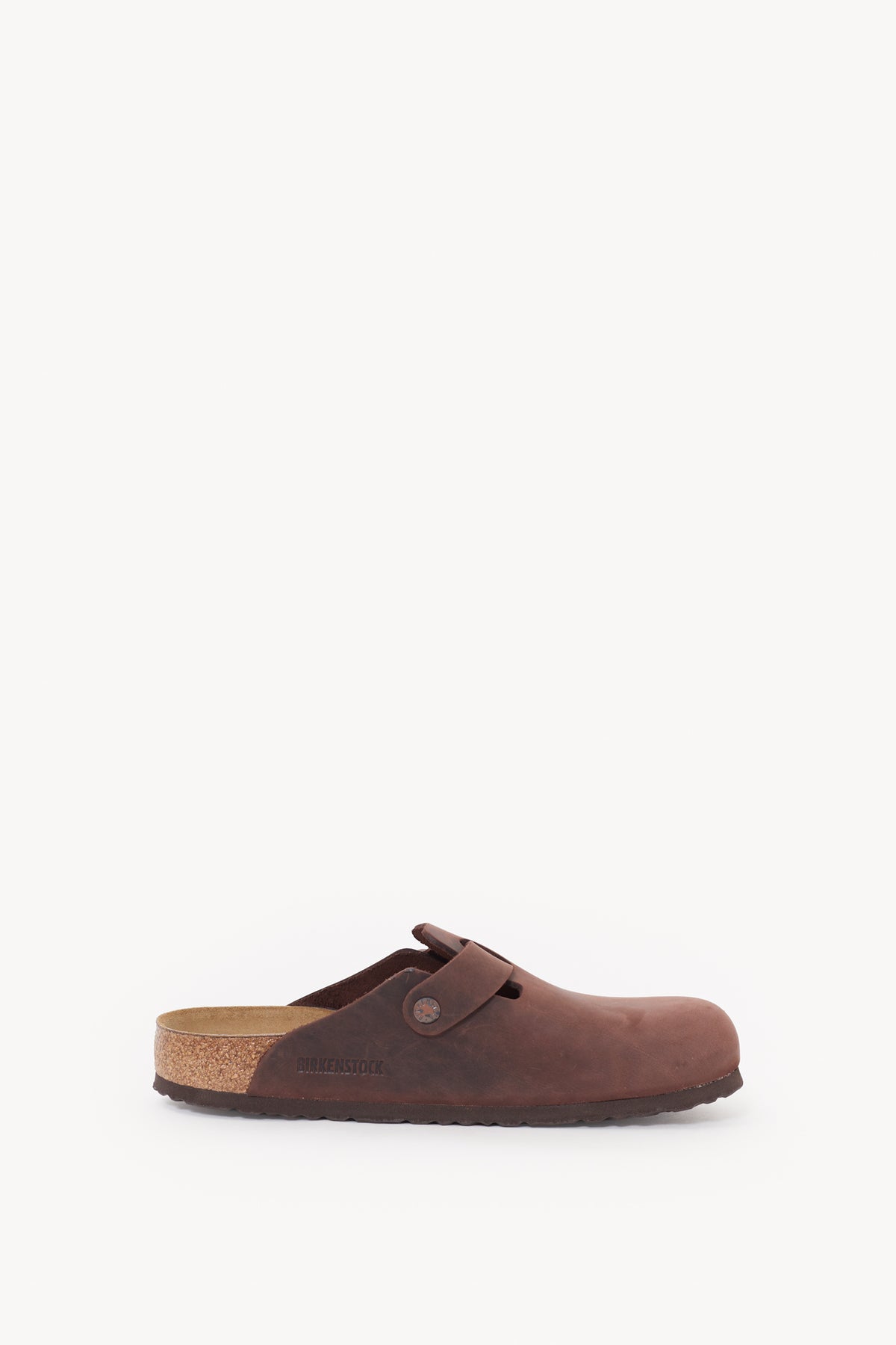 BIRKENSTOCK HABANA BOSTON REGULAR SUEDE LEATHER CLOGS