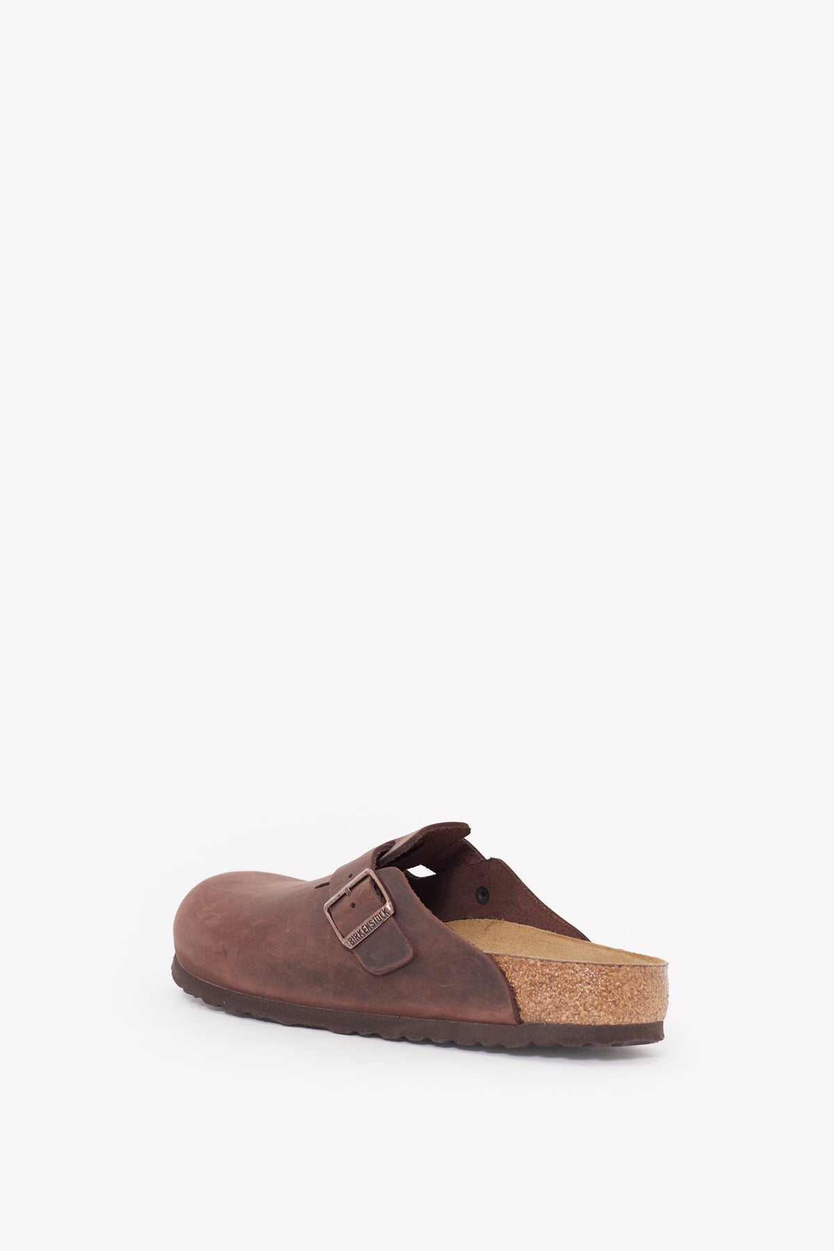 BIRKENSTOCK HABANA BOSTON REGULAR SUEDE LEATHER CLOGS
