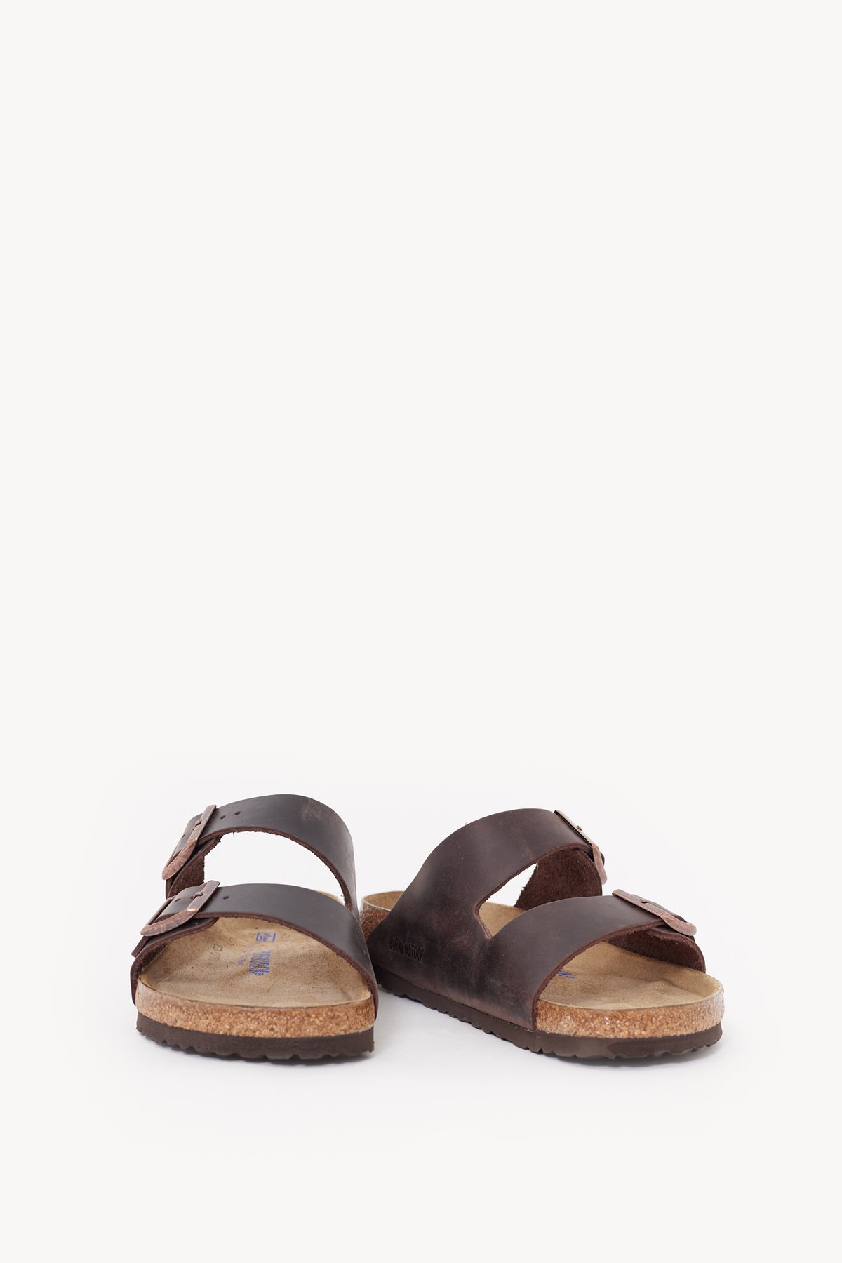 BIRKENSTOCK HABANA ARIZONA NARROW SOFT FOOTBED OILED LEATHER SANDALS