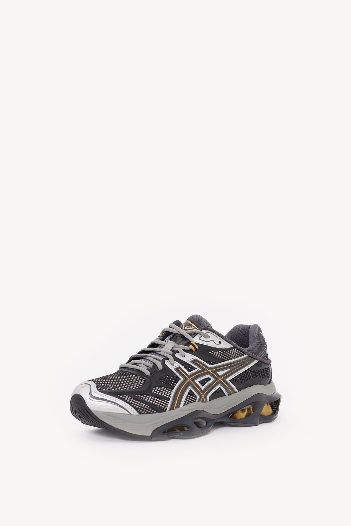 ASICS CLAY GREY BLACK GEL KINETIC 20 SNEAKERS