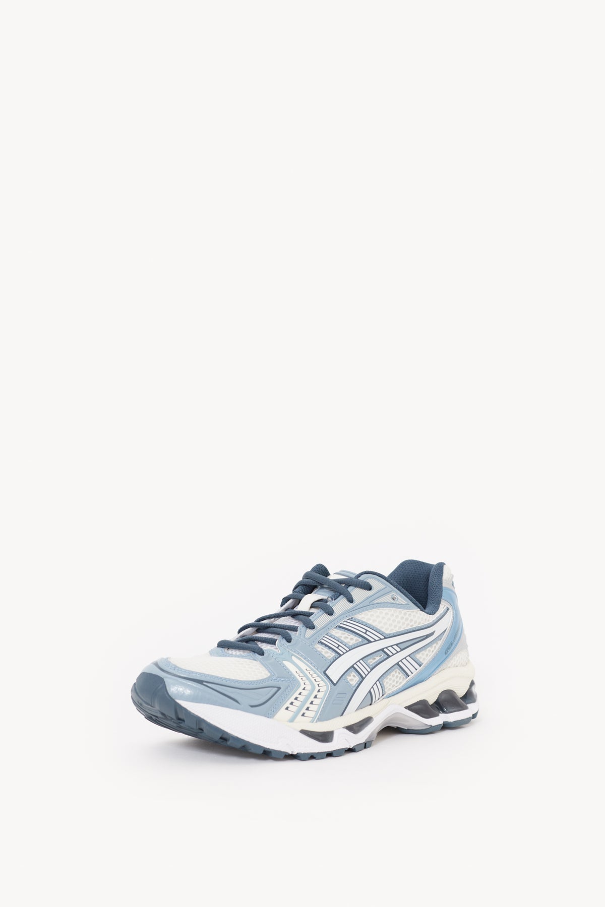 ASICS CREAM RAW INDIGO GEL KAYANO 14 SNEAKERS