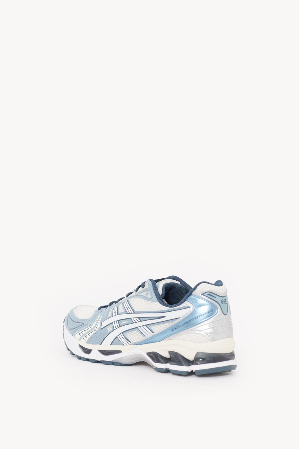 ASICS CREAM RAW INDIGO GEL KAYANO 14 SNEAKERS