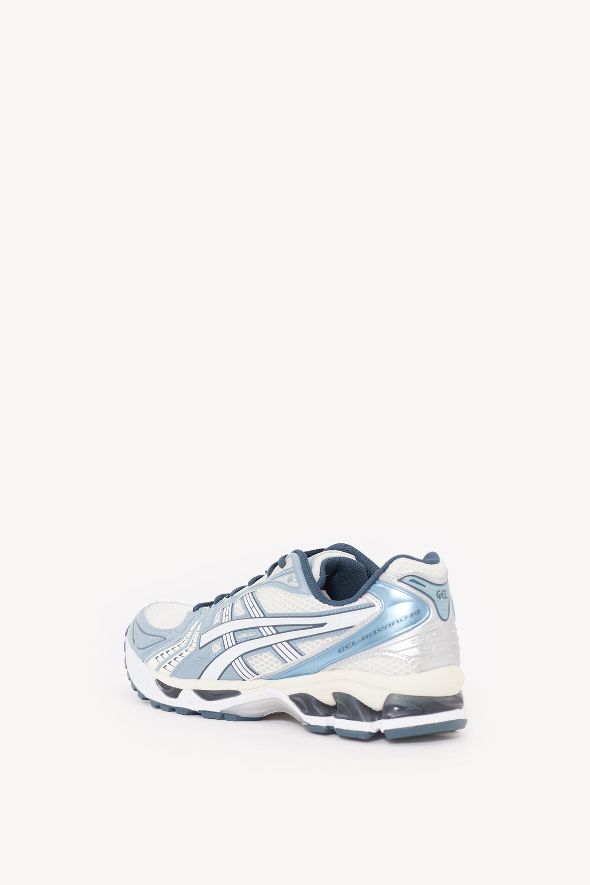 ASICS CREAM RAW INDIGO GEL KAYANO 14 SNEAKERS