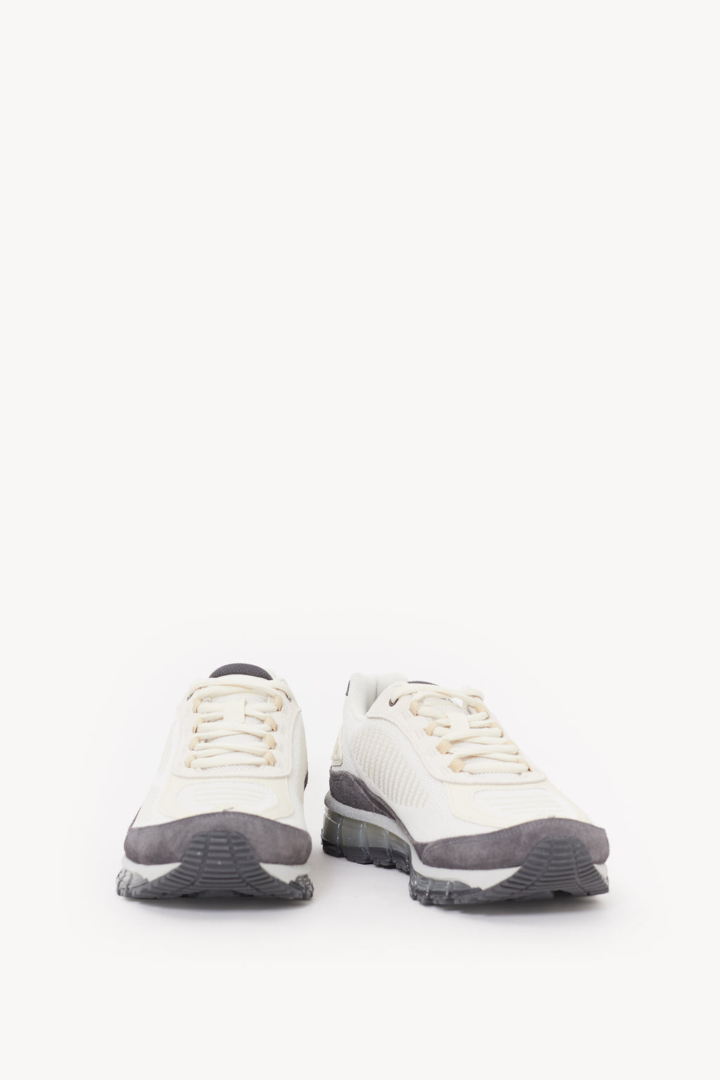 ASICS CREAM OBSIDIAN GREY GEL QUANTUM 360 I AMP SNEAKERS