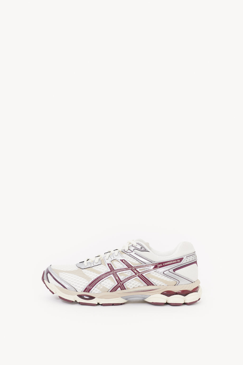 ASICS CREAM BENIIMO PURPLE GEL CUMULUS 16 SNEAKERS