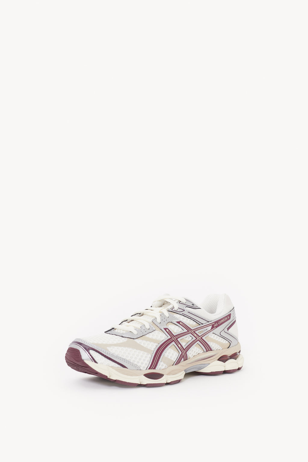 ASICS CREAM BENIIMO PURPLE GEL CUMULUS 16 SNEAKERS
