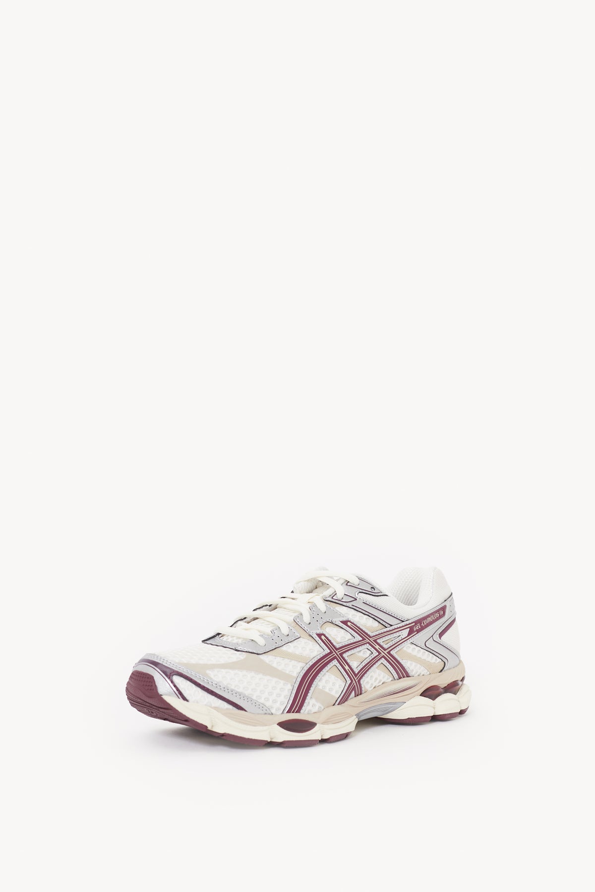 ASICS CREAM BENIIMO PURPLE GEL CUMULUS 16 SNEAKERS