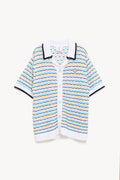 CASABLANCA MULTI TUCK STITCH SHIRT