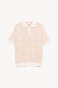 CASABLANCA BEIGE WORDMARK POLO