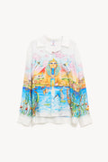 CASABLANCA WHITE EGYPT AS IT WAS CUBAN COLLAR LS SHIRT