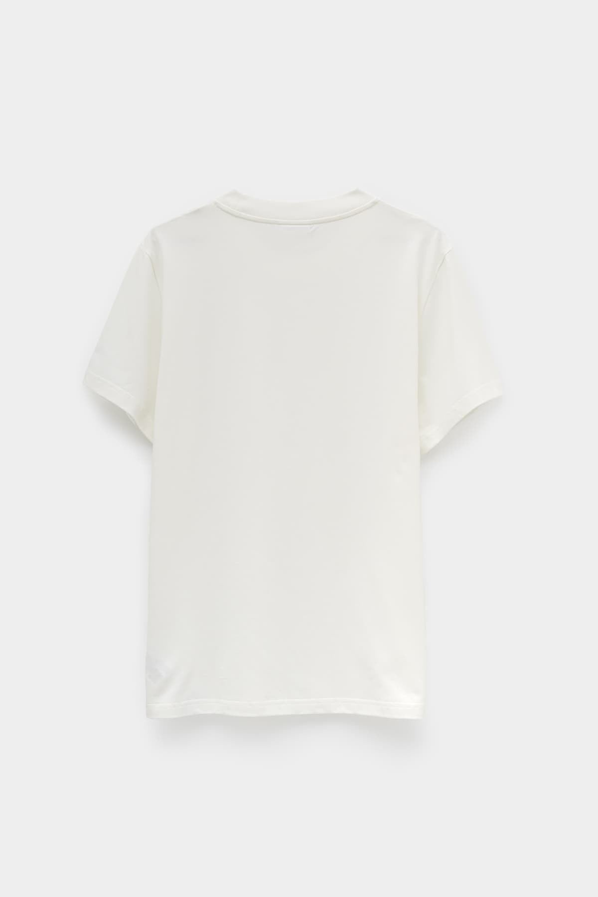 COURREGES HERITAGE WHITE AC STRAIGHT T SHIRT