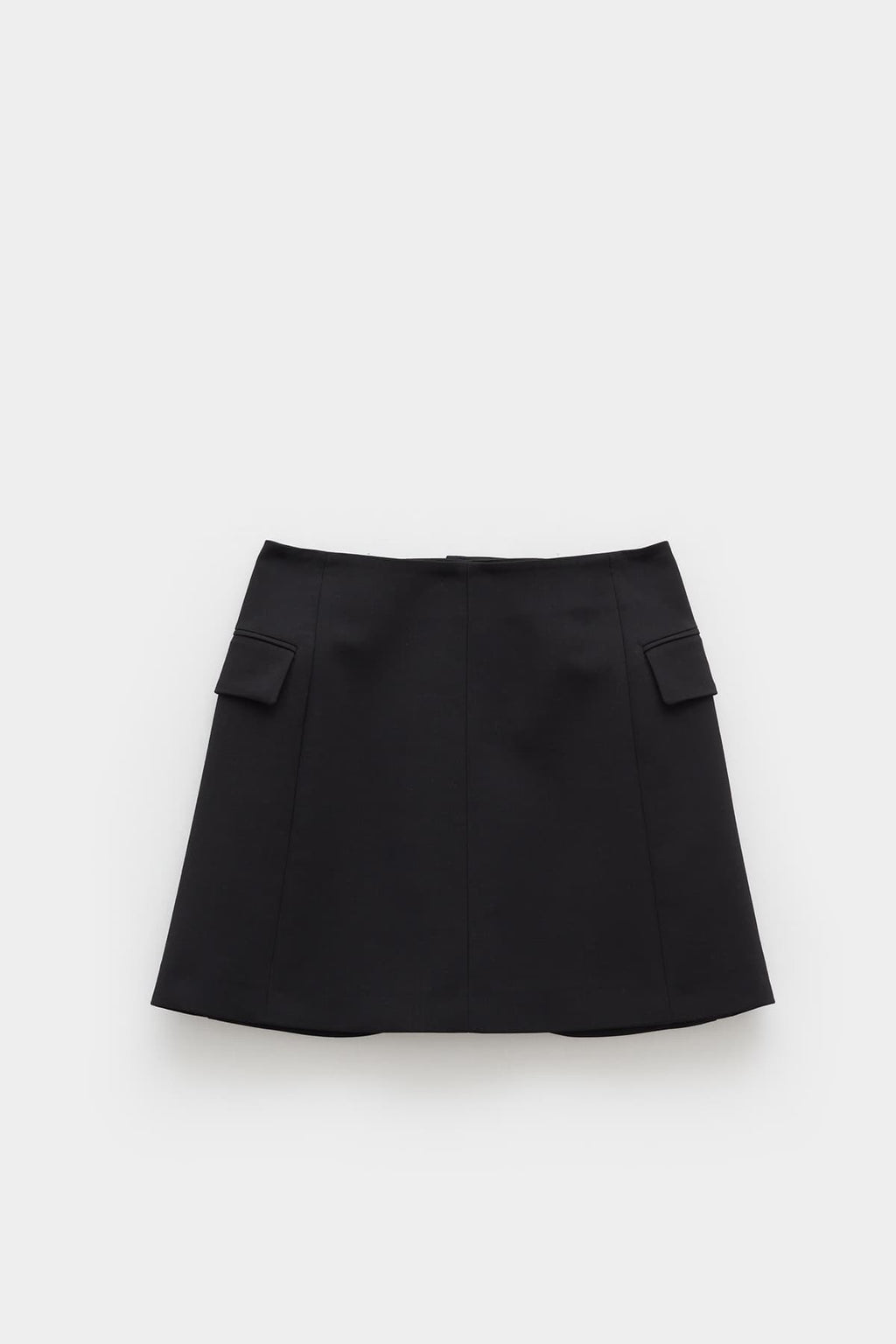 LANVIN BLACK SHORT TAILORED SKIRT