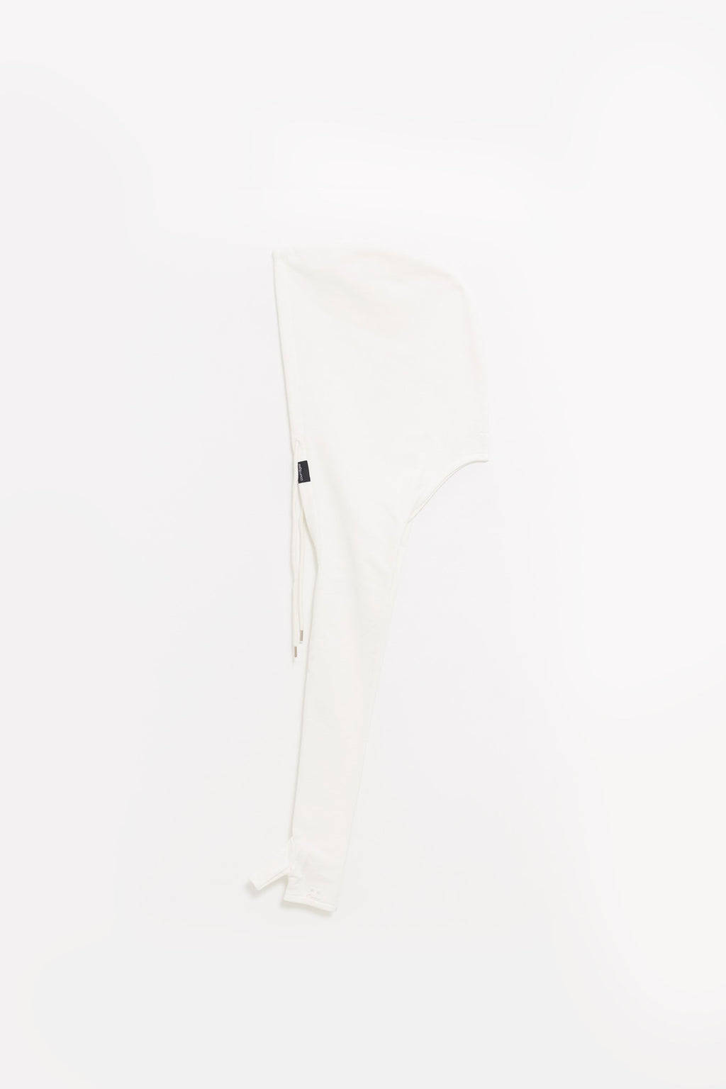 COURREGES HERITAGE WHITE COCOON HOODED FLEECE MITTENS