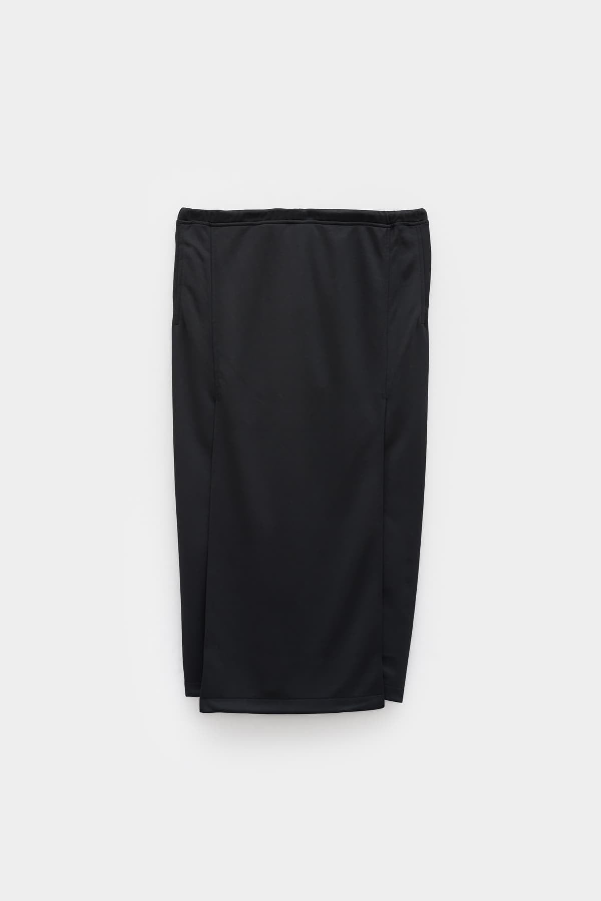 COURREGES BLACK LONG TRACKSUIT SKIRT