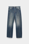LANVIN LIGHT BLUE REGULAR TWISTED LEG TROUSERS